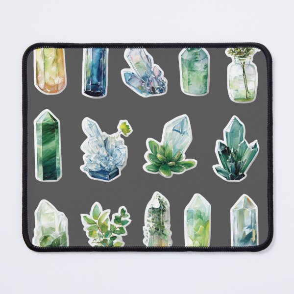 Item preview, Mini Crystals and plants sticker pack designed and sold by MendaciousMina.