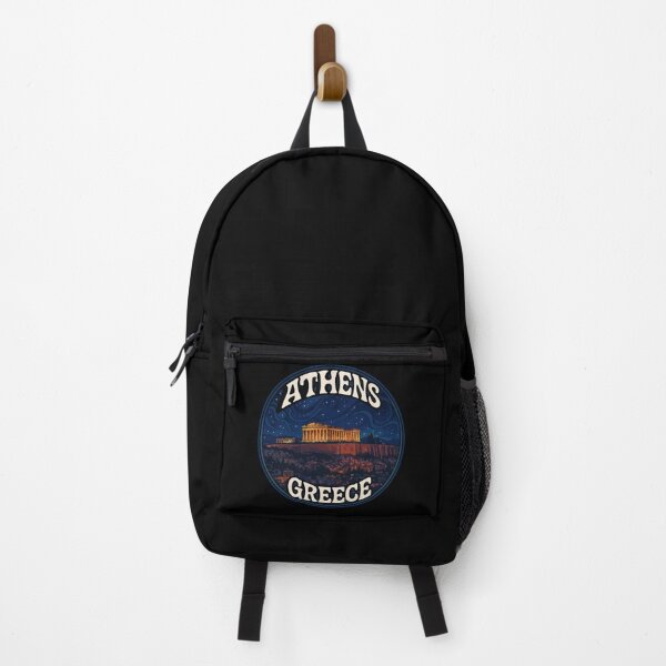 Item preview, Athens Greece Night Trippy Art Travel designed and sold by TomFrontierArt.