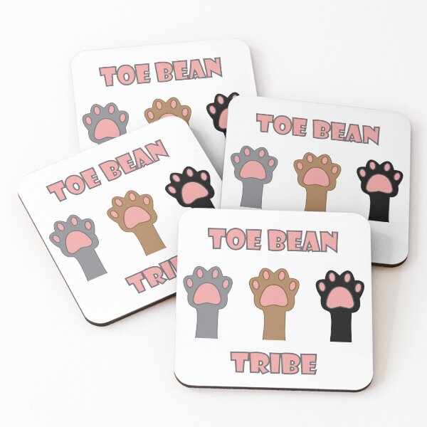 Item preview, Cute Cat Toe Beans Paw Print Trio – Gray Brown Black Kitty Paws Illustration designed and sold by ValeriesGallery.