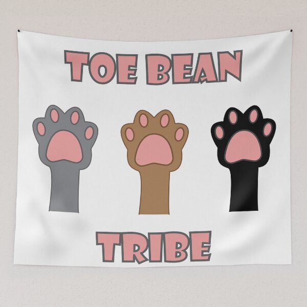 Item preview, Cute Cat Toe Beans Paw Print Trio – Gray Brown Black Kitty Paws Illustration designed and sold by ValeriesGallery.