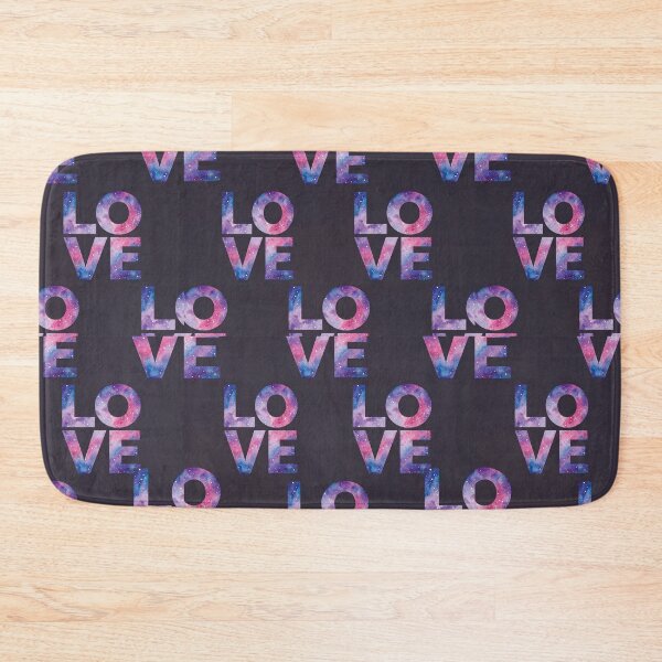 Item preview, Nebula Galaxy Love Watercolor Typographic Seamless Pattern designed and sold by DGtaLrtcom.