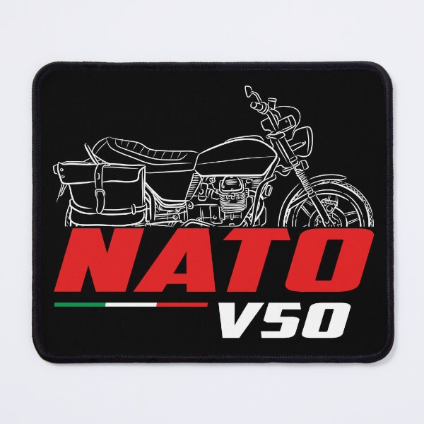 Item preview, Motorcycle Moto V50 NATO 1979, biker designed and sold by ThrottleArts.
