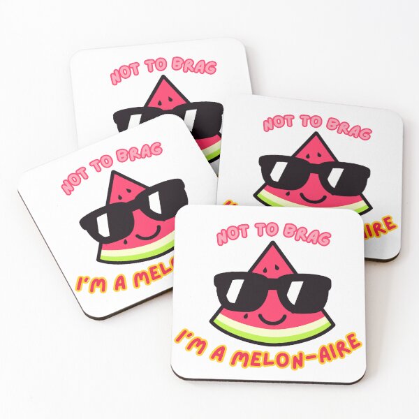 Item preview, Melon-aire Sunglasses Watermelon Funny Quote designed and sold by The-Melon-Cart.