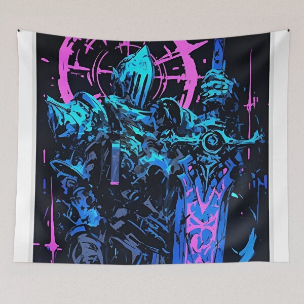 Item preview, Cyber Knight of the Neon Realm designed and sold by Dyan4.