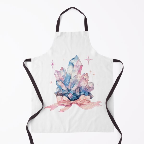 Item preview, Blue purple and pink Watercolor Crystals with pink bow designed and sold by MendaciousMina.