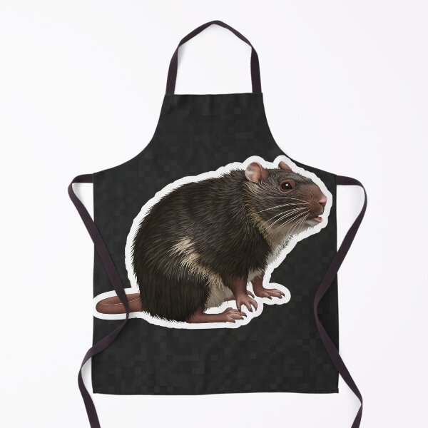 Item preview, Dark Brown Rat Sticker | Detailed Animal Design designed and sold by Teewave-Ashish.