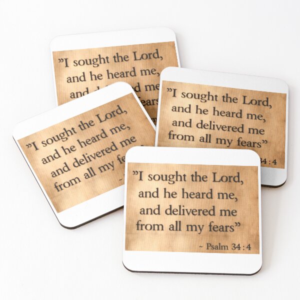 Item preview, Psalm 34:4 designed and sold by di-Vera-Rosati.
