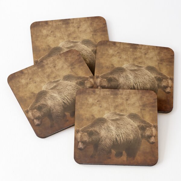 Item preview, Two Grizzly Bears in a Rustic Setting designed and sold by Tim Dusenberry.