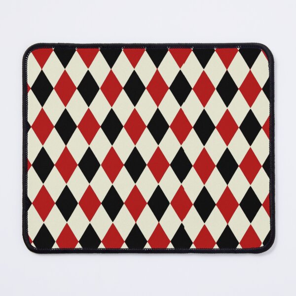 Item preview, Checkerboard Diamonds - Red, Black, and Cream Pattern designed and sold by destelloacido.