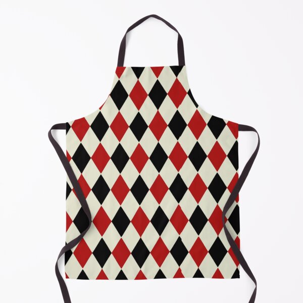 Item preview, Checkerboard Diamonds - Red, Black, and Cream Pattern designed and sold by destelloacido.
