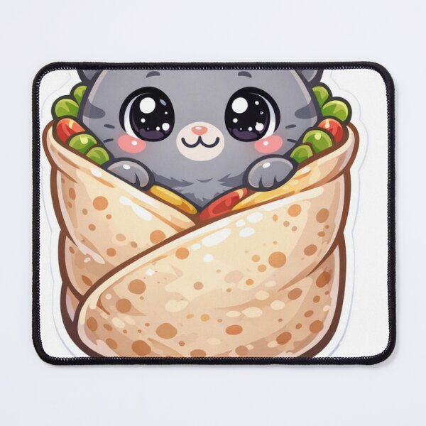 Item preview, Cute Kitten in a Burrito designed and sold by PassionforLove.