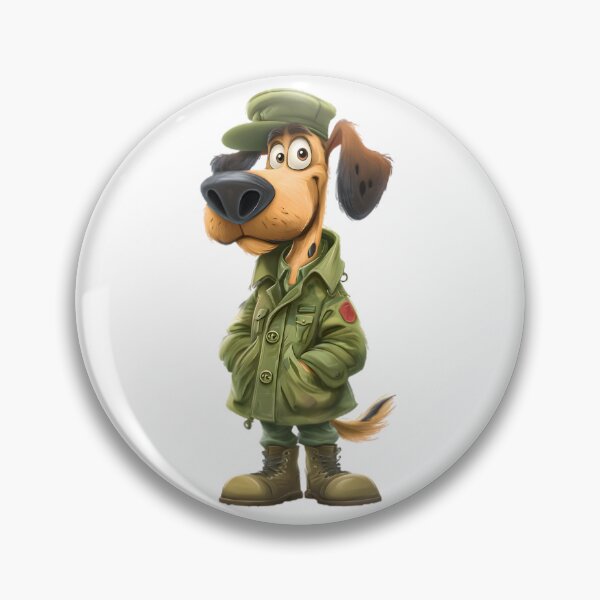 Item preview, Military Dog designed and sold by Retro Whimsy.
