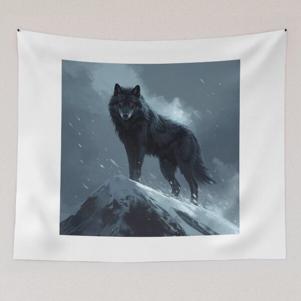 Item preview, Red-Eyed Mountain Wolf designed and sold by Squiglix.