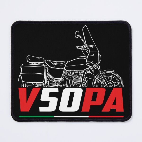 Item preview, Motorcycle Moto V50 PA 1991, biker designed and sold by ThrottleArts.