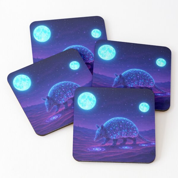Item preview, Starlit Armadillo Crossing designed and sold by PurrfectWhisper.