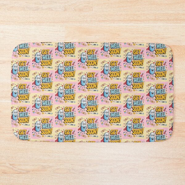 Item preview, Superhero Pill Get Well Soon - Cheerful Cartoon Recovery Hero designed and sold by Midnight Veil Designs.
