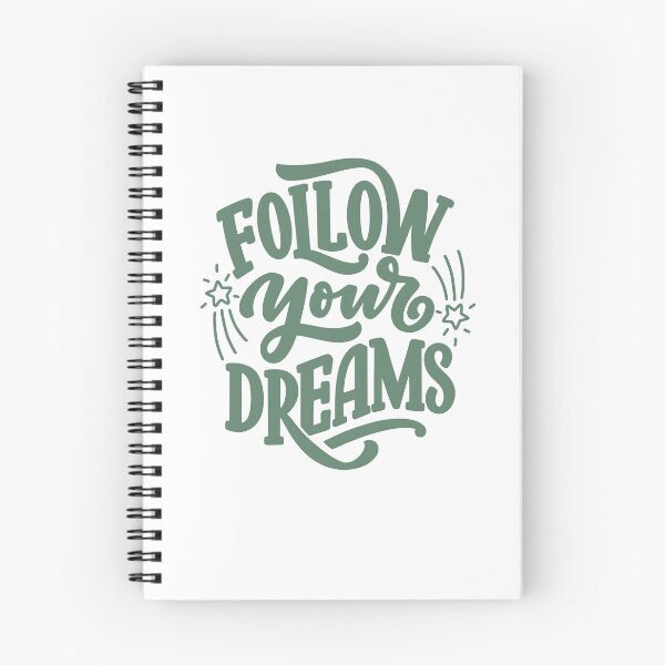 Item preview, Dream Big Motivational Poster Set - Follow Your Dreams Green Typography Collection designed and sold by Tamer ⭐⭐⭐⭐⭐.