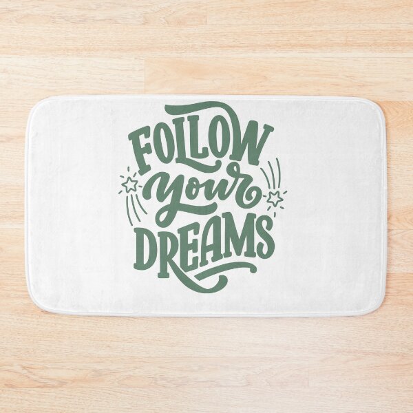 Item preview, Dream Big Motivational Poster Set - Follow Your Dreams Green Typography Collection designed and sold by Tamer ⭐⭐⭐⭐⭐.