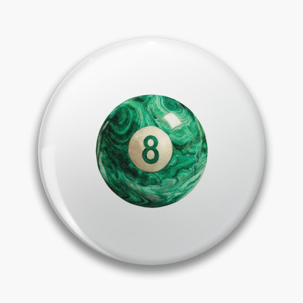 Item preview, Malachite 8 Ball designed and sold by MendaciousMina.