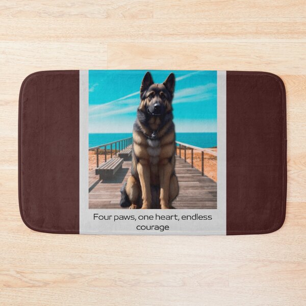 Item preview, German Shepherd Guide Dog – A Hero with Heart designed and sold by InkWaveX.
