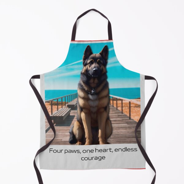 Item preview, German Shepherd Guide Dog – A Hero with Heart designed and sold by InkWaveX.