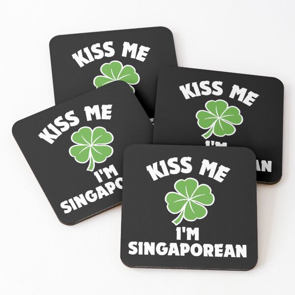 Item preview, Kiss Me I'm Singaporean St. Patrick's Day Irish Singapore designed and sold by ZACK ART.