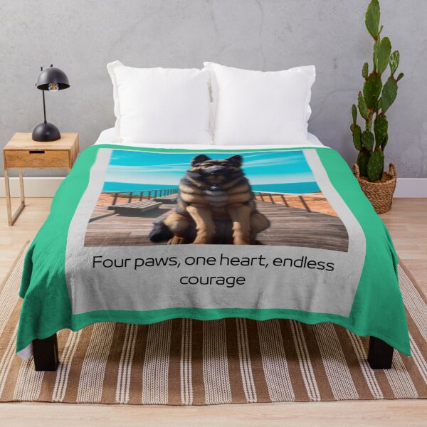 Item preview, German Shepherd Guide Dog – A Hero with Heart designed and sold by InkWaveX.