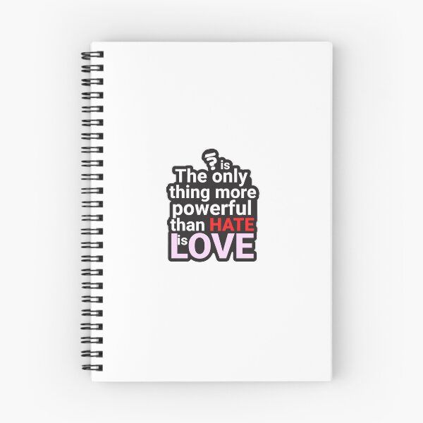 Item preview, The only thing more powerful than hate is love  - minimal Design designed and sold by S0kar.