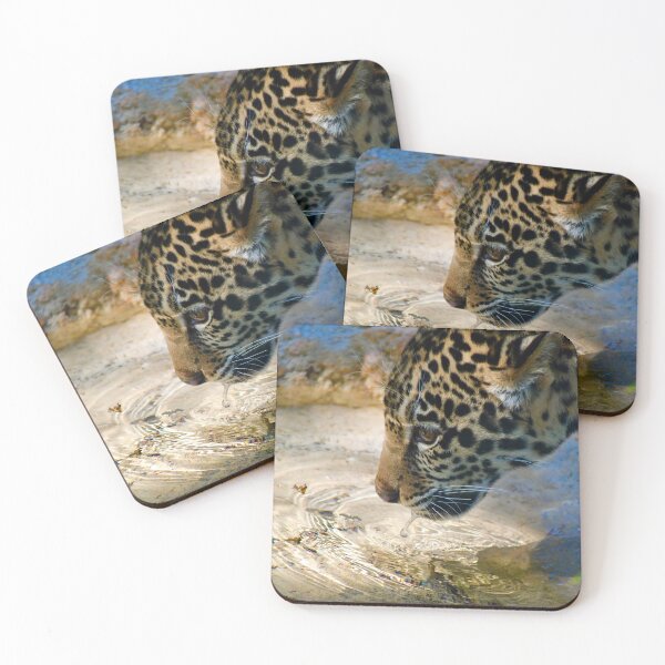 Item preview, Jaguar Cub Takes a Drink designed and sold by richardbryce.