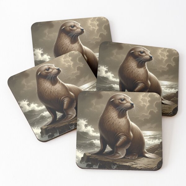 Item preview, Selkie on Moonlit Shore – Romantic Dark Academia Fantasy designed and sold by semenol.