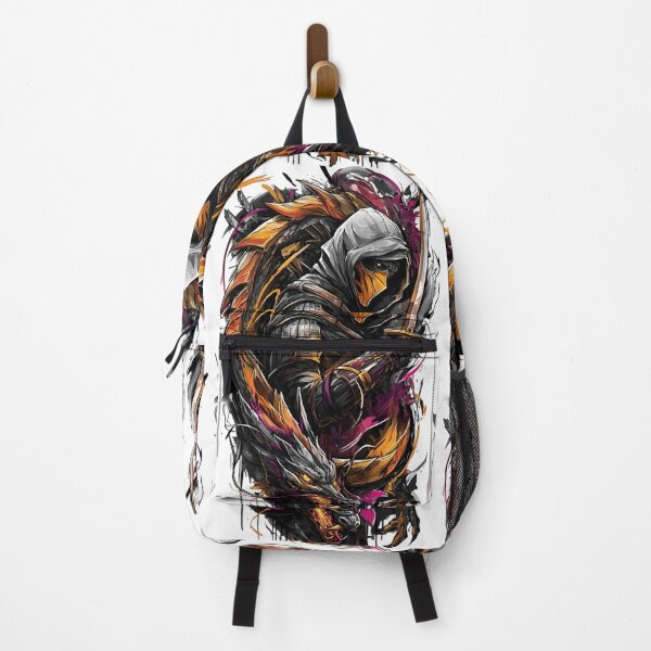 Item preview, hadow Dragon Ronin – Dark Samurai & Neon Dragon Art designed and sold by Dyan4.
