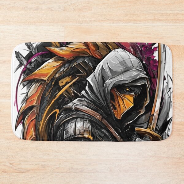 Item preview, hadow Dragon Ronin – Dark Samurai & Neon Dragon Art designed and sold by Dyan4.