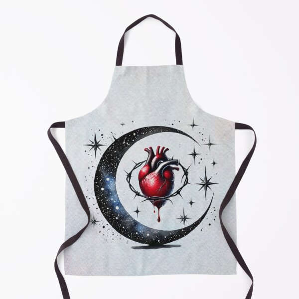 Item preview, Heart of Thorns – Gothic Crescent Moon designed and sold by MysticOzzy.