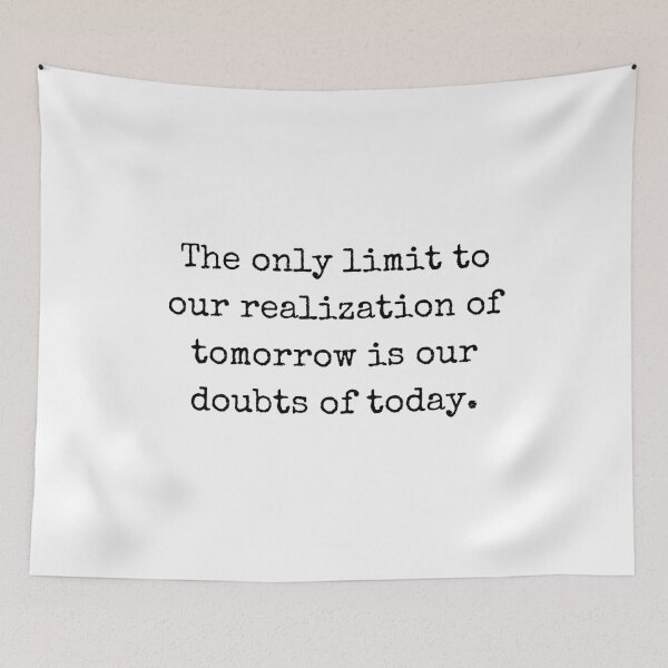 Item preview, The only limit is doubt – Motivational quote typography design designed and sold by BoldTalk.