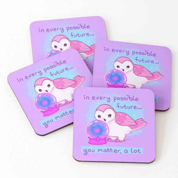 Item preview, "You Matter" Oracle Ball Barn Owl designed and sold by thelatestkate.