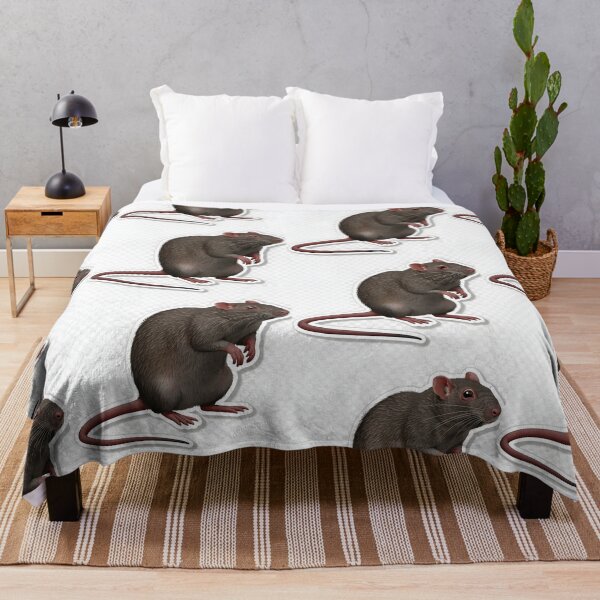 Item preview, Standing Rat Sticker | Realistic Rodent Illustration designed and sold by Teewave-Ashish.