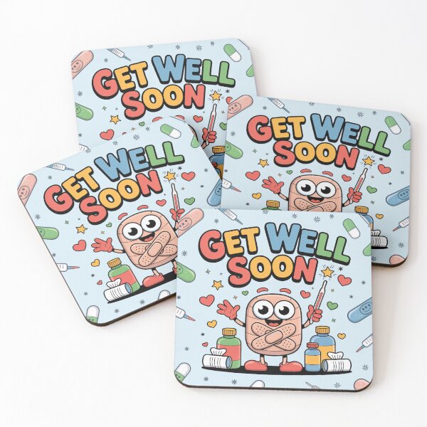 Item preview, Get Well Soon Bandage Hero - Cute Cartoon Recovery Cheer designed and sold by Midnight Veil Designs.