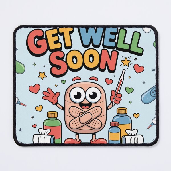 Item preview, Get Well Soon Bandage Hero - Cute Cartoon Recovery Cheer designed and sold by Midnight Veil Designs.