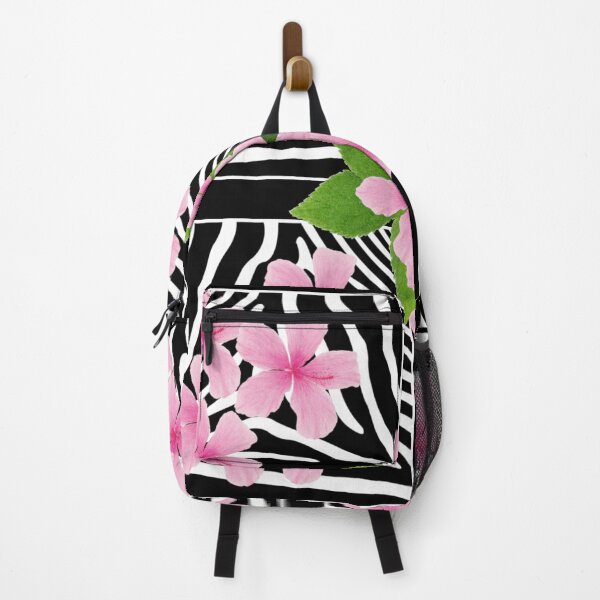 Item preview, Zebra Hibiscus with a Splash of Green designed and sold by writebythepond.