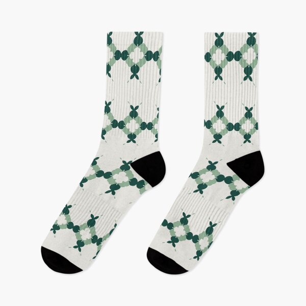 Item preview, Green Minimalistic repeating pattern  designed and sold by VitSArt.