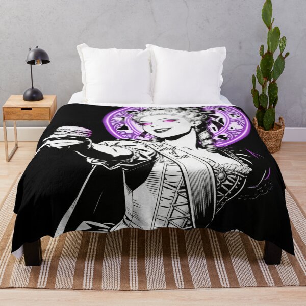Item preview, gothic saint saint of sin rococo queen greed deception sweet poison neon halo hot pink eyes electric purple halo engraving designed and sold by DarkMedieval.