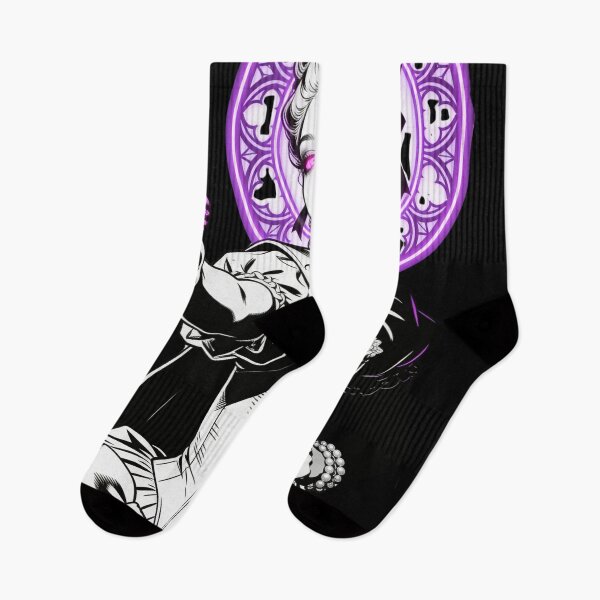 Item preview, gothic saint saint of sin rococo queen greed deception sweet poison neon halo hot pink eyes electric purple halo engraving designed and sold by DarkMedieval.