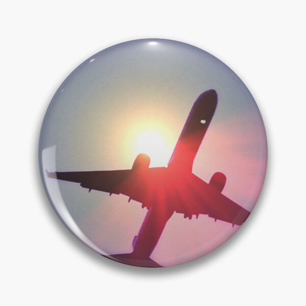 Item preview, Fly Away – Airplane Silhouette at Sunset designed and sold by Artondra Hall.