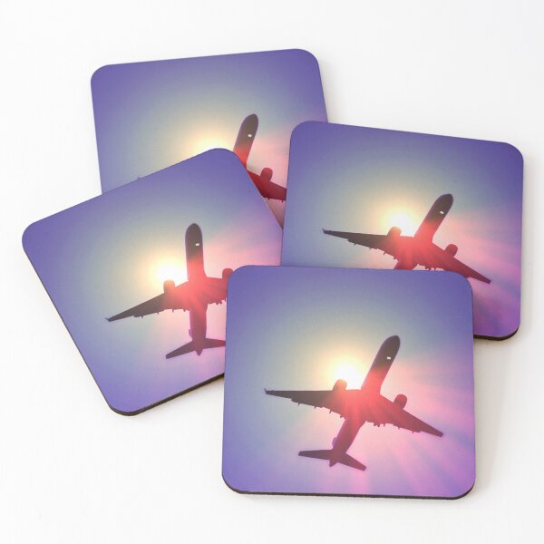 Item preview, Fly Away – Airplane Silhouette at Sunset designed and sold by Artondra Hall.
