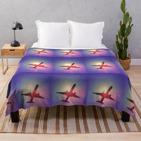 Item preview, Fly Away – Airplane Silhouette at Sunset designed and sold by Artondra Hall.