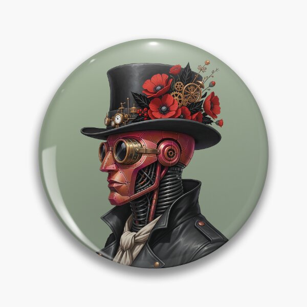 Item preview, Industrial Gothic Steampunk Fantasy Portrait designed and sold by The Visual Syllabus.