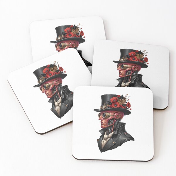 Item preview, Industrial Gothic Steampunk Fantasy Portrait designed and sold by The Visual Syllabus.