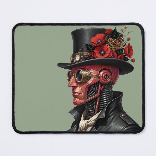 Item preview, Industrial Gothic Steampunk Fantasy Portrait designed and sold by The Visual Syllabus.