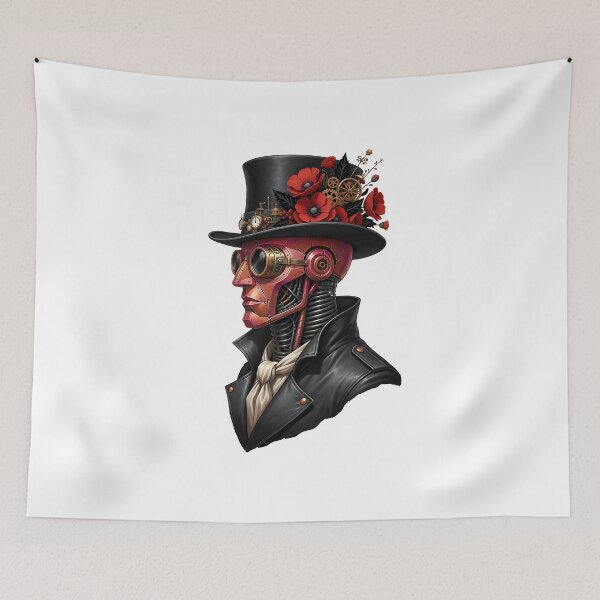 Item preview, Industrial Gothic Steampunk Fantasy Portrait designed and sold by The Visual Syllabus.