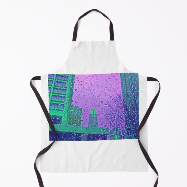 Item preview, Baltimore on a Rainy Day – Neon Cityscape Through Wet Window designed and sold by Artondra Hall.